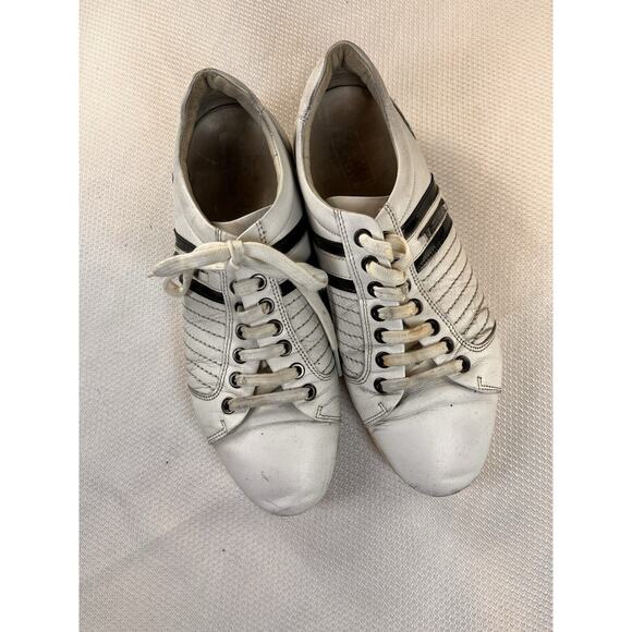 Versace Collection White Low Top Leather‎ Sneakers size 10 main image 11